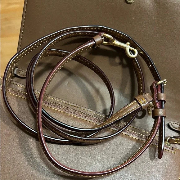 Coach Brown Floral Clutch - Picture 3 of 6